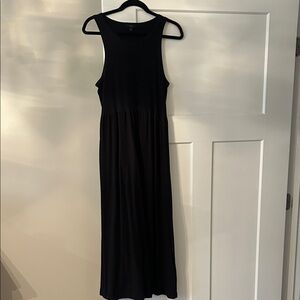 J. Crew Black Sleeveless Maxi Dress